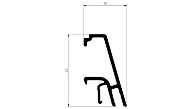 AWP 401 Top/side GL 27x16 -